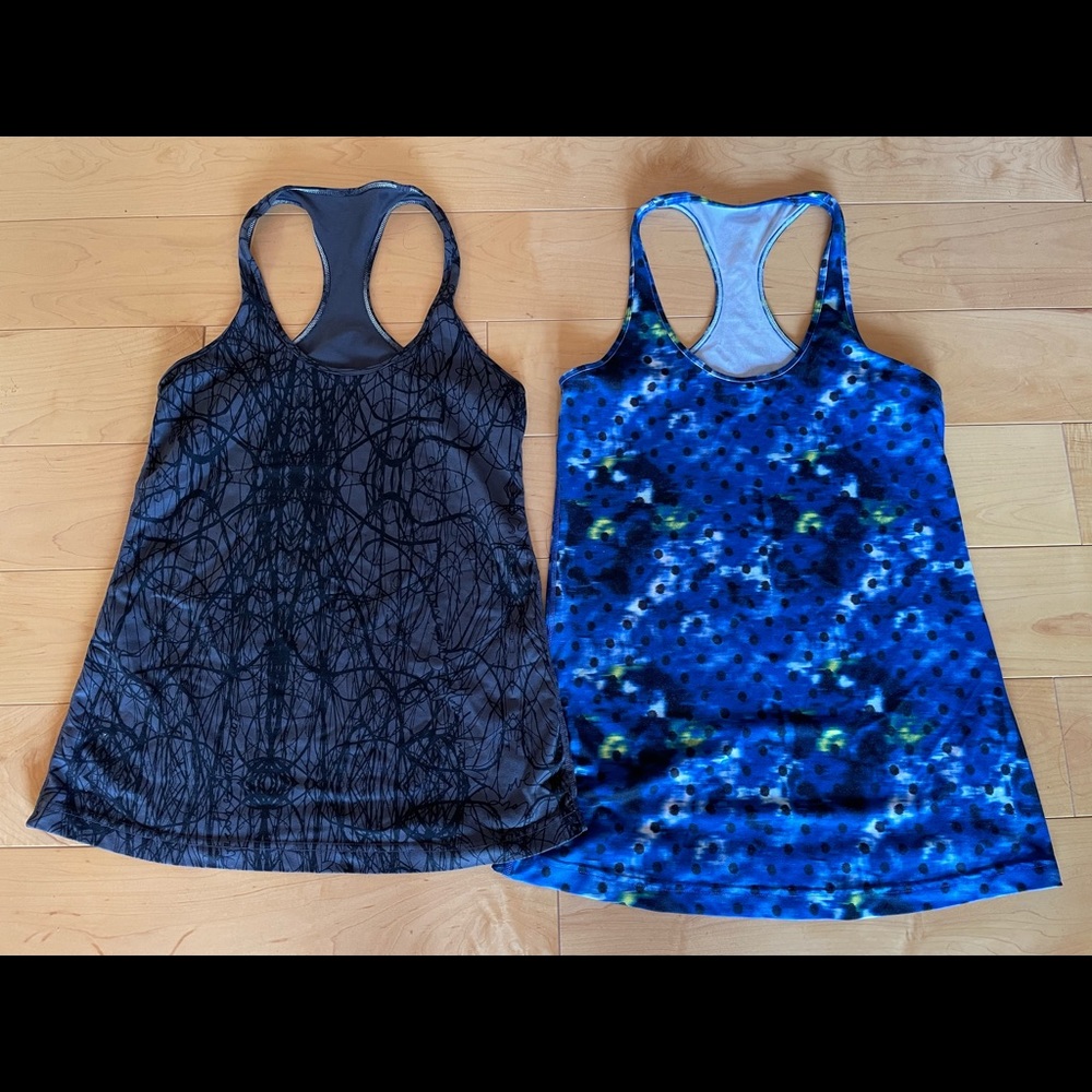 Bundle of Lululemon Cool Racerback Tank in size 8/10